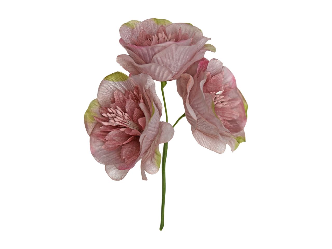 Fiore praiano diametro 7cm rosa antico in confezione da 12 pezzi