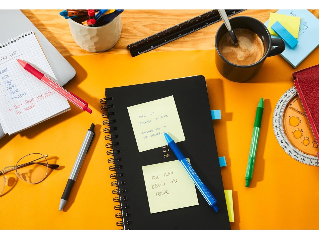 Stabilo Pointball colorful ultra di colore nero la confezione contiene 10 penne