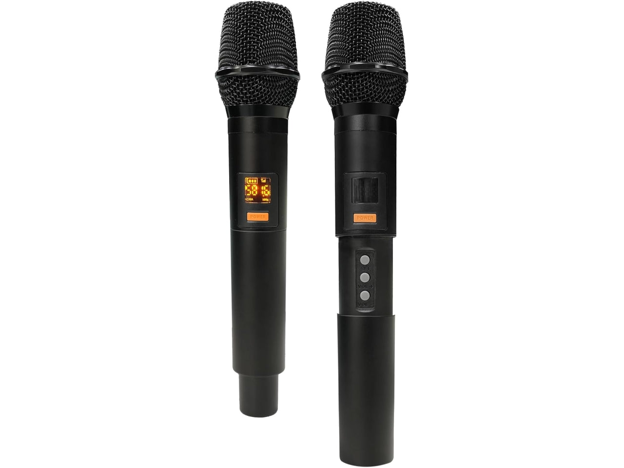 Cassa acustica wireless trolley da 100W con 2 microfoni senza filo