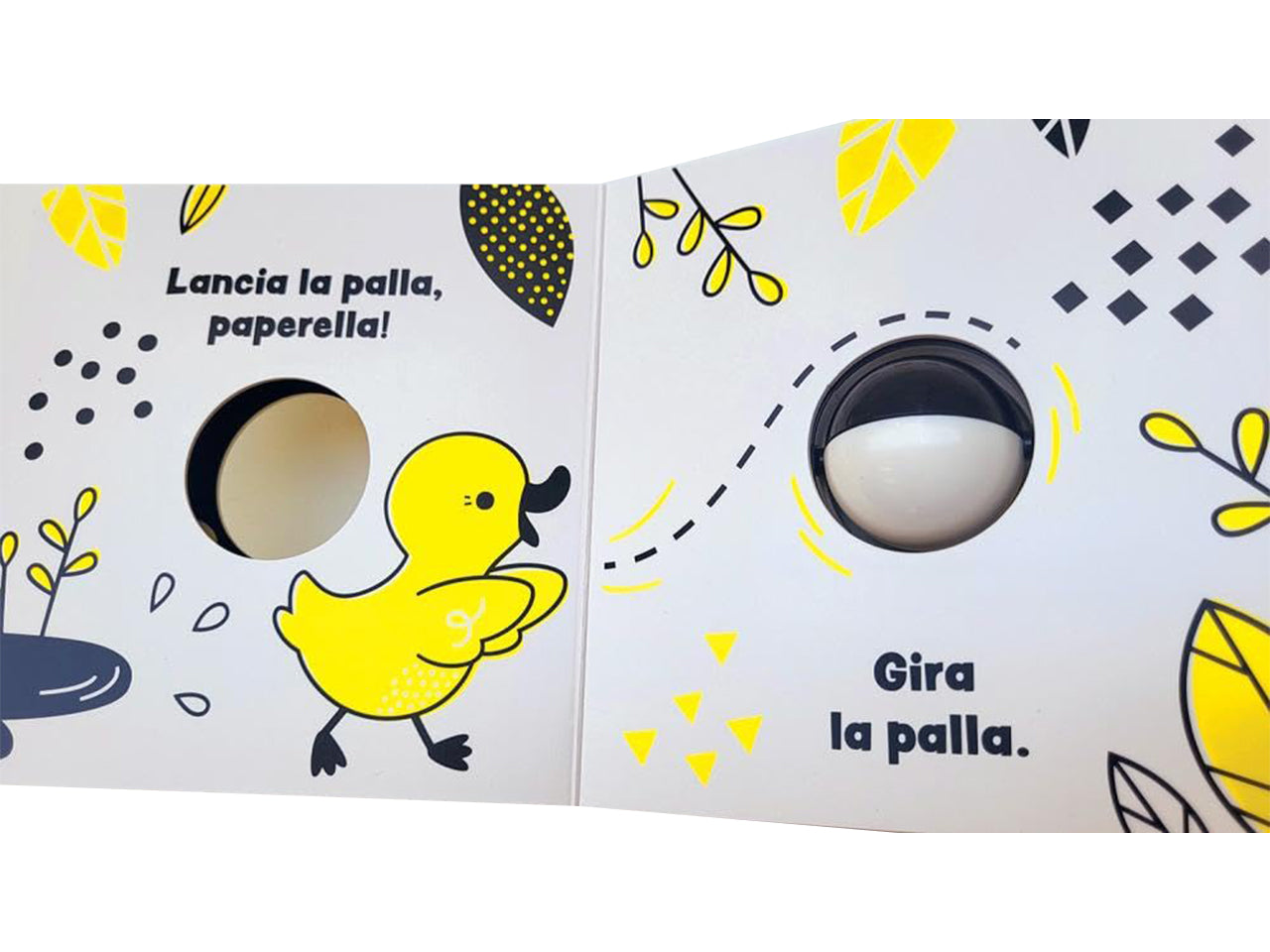 Gira e gioca con gli animali gialli