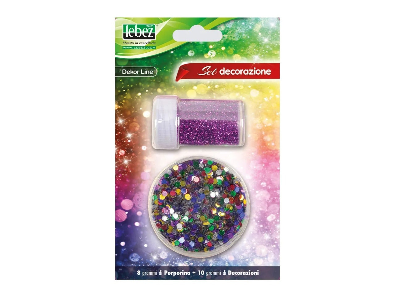 Set porporina 8gr con decorazioni