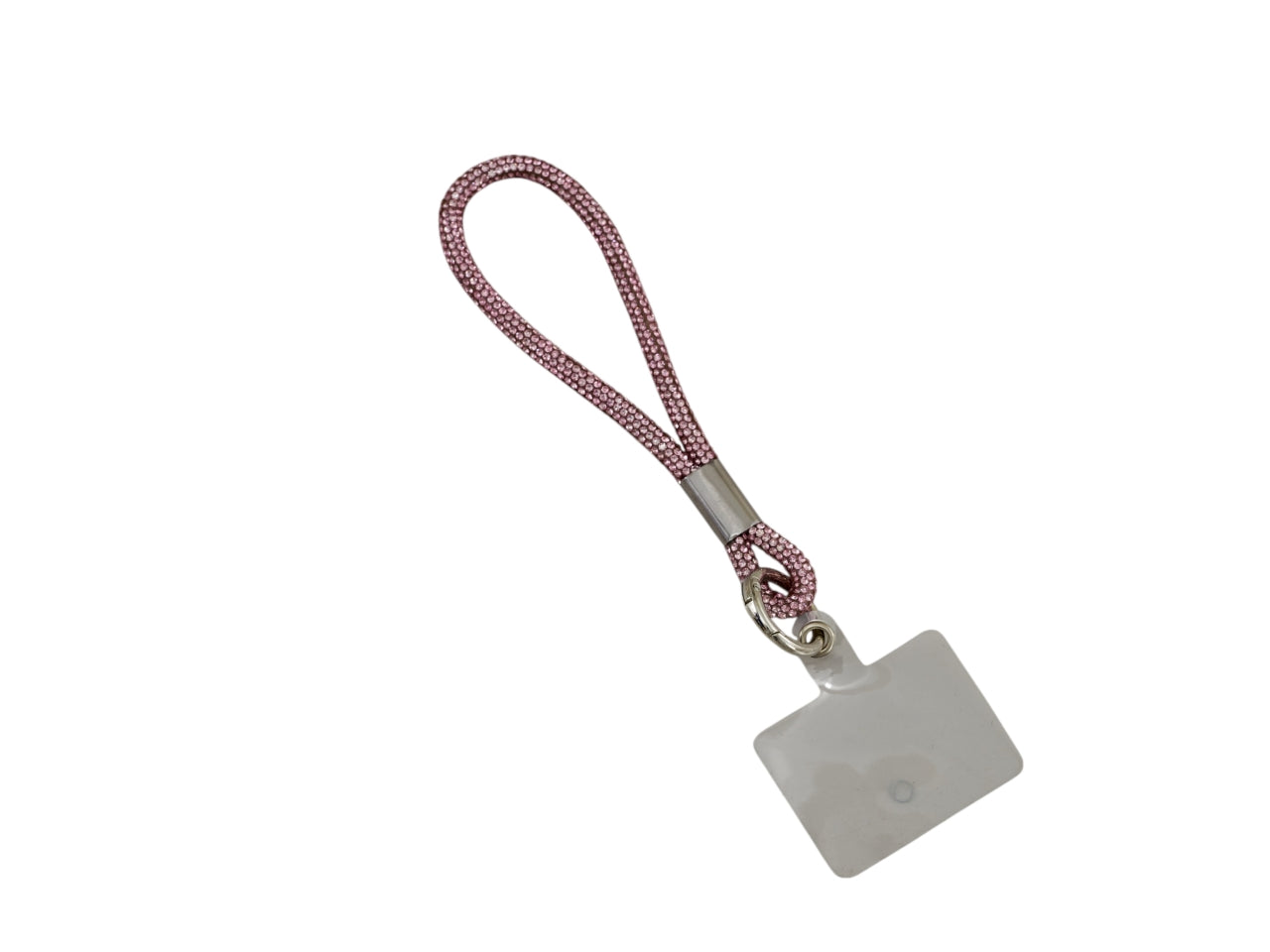 Laccio strass small per cellulare 17cm rosa