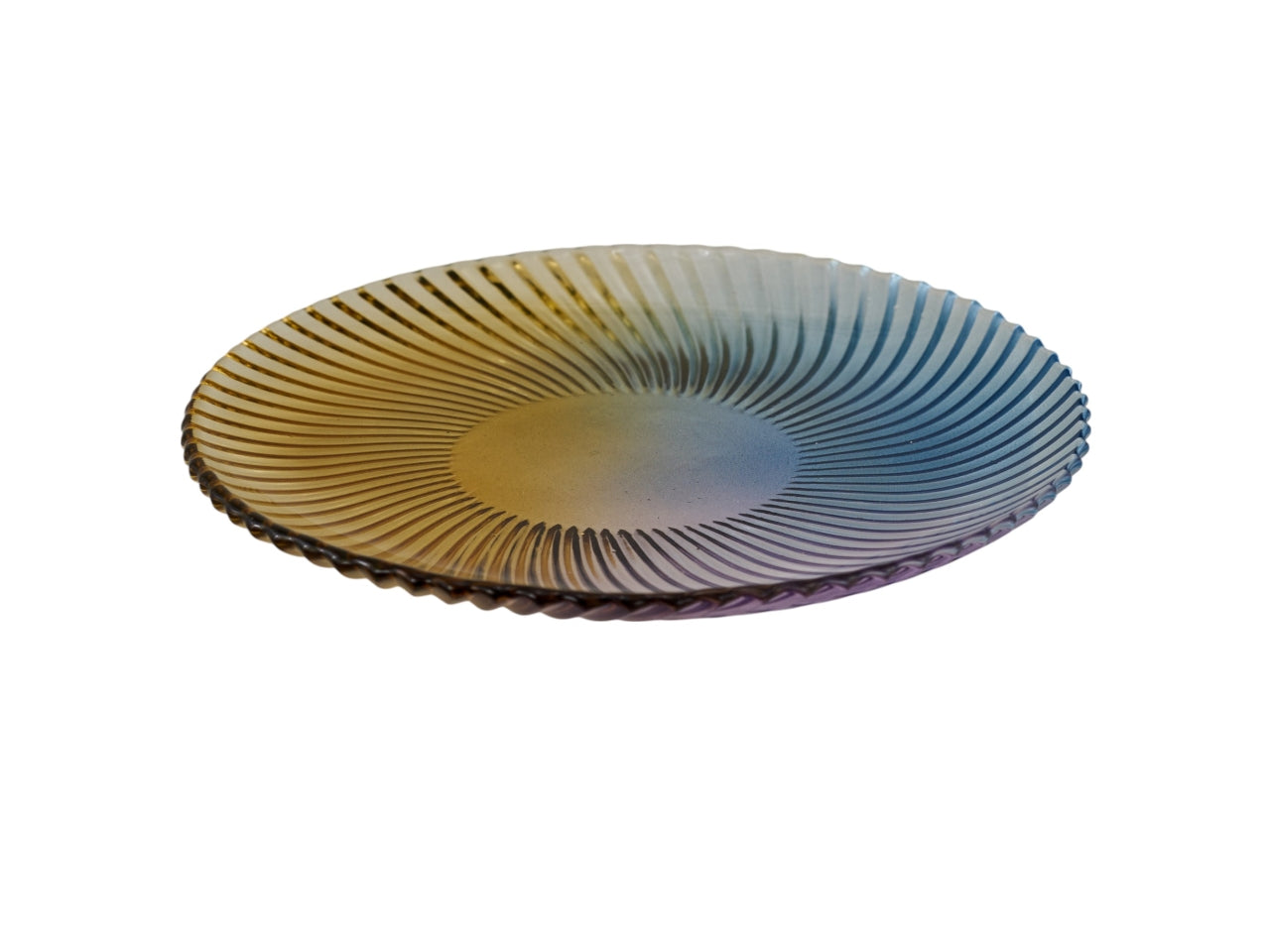 Mixed color piatto piccolo in vetro 16,5cm