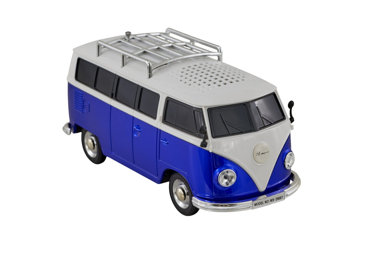 Autoparlante bluetooth bus minivan 20,5x8,3x10cm blu