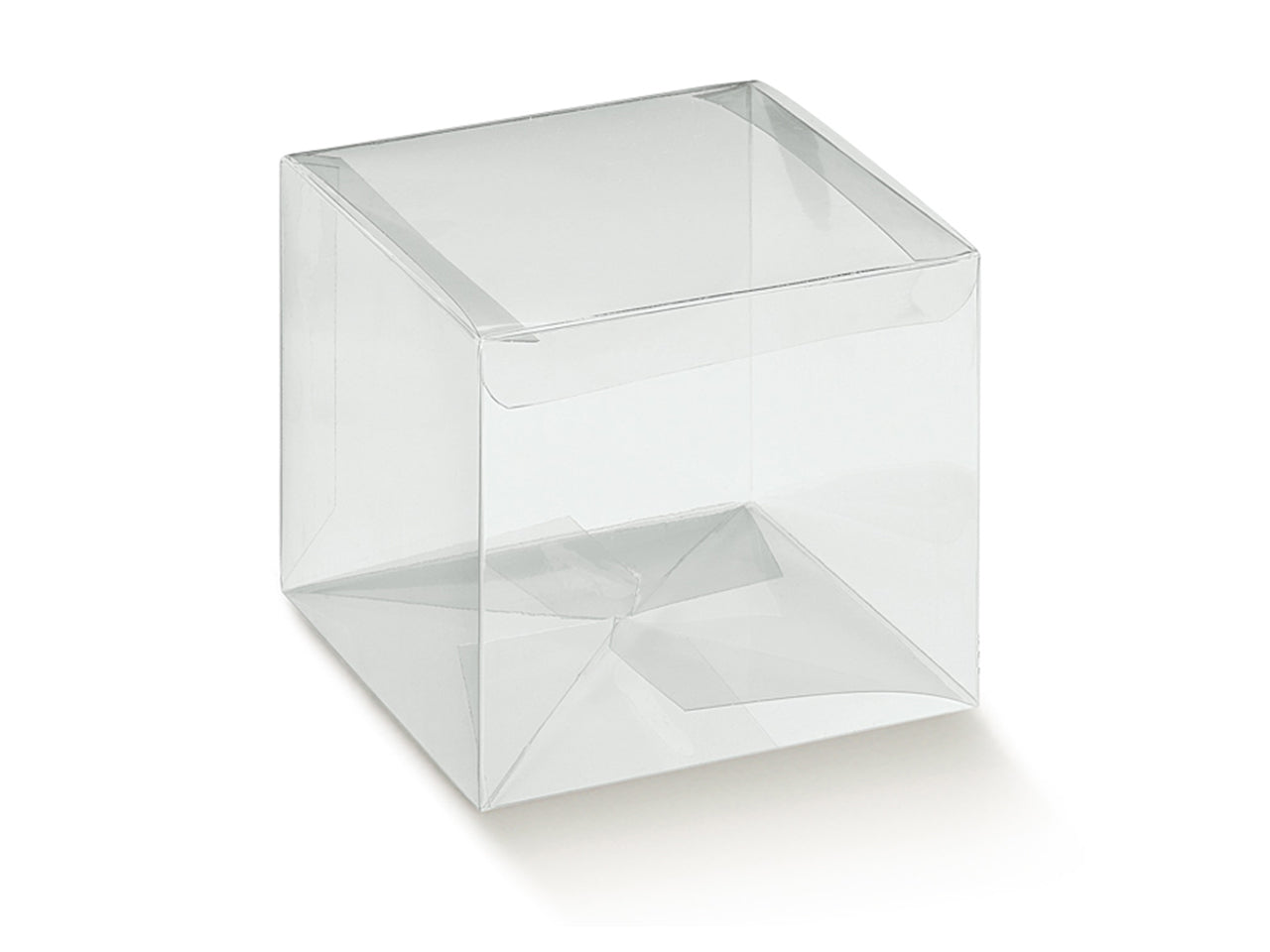 Scatola trasparente 12x12xh.8cm