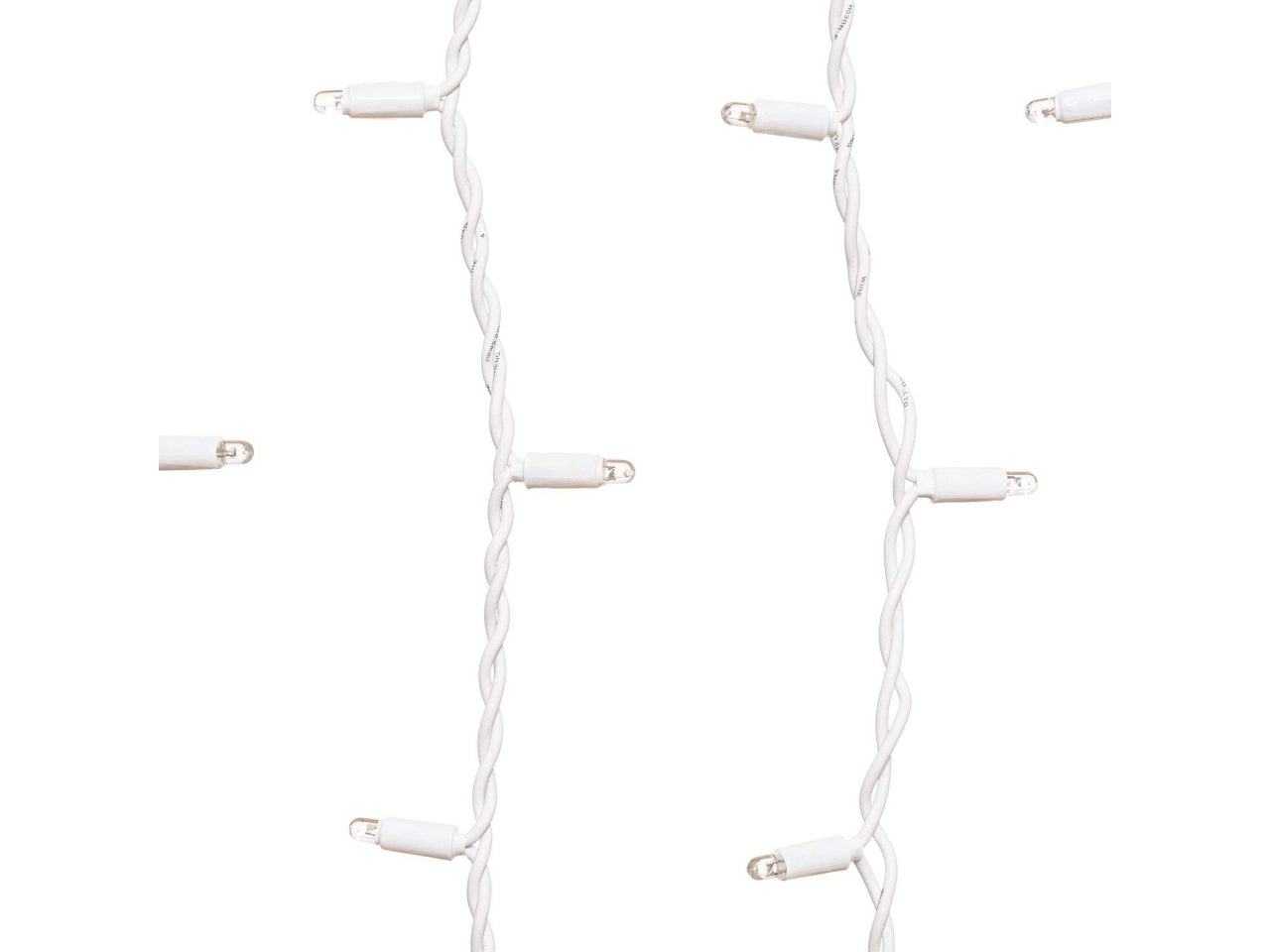 Tenda luci 114 maxi led 3x0,5mt bianco caldo con giochi di luce bianco caldo automatico flash led diamond, cavo bianco prolungabile per uso esterno IP67