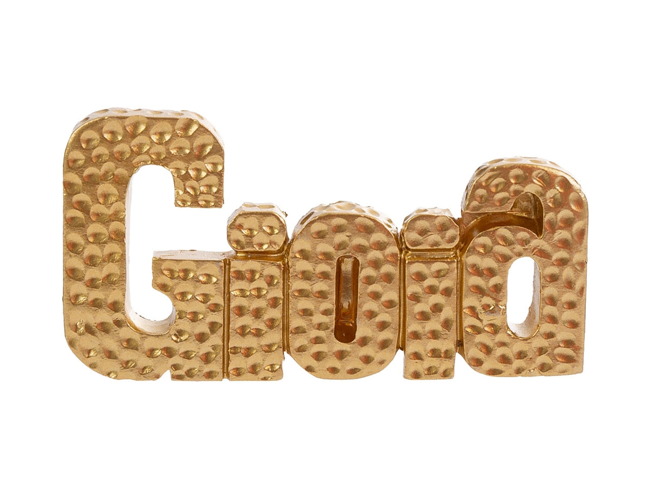 Calamita scritte in resina 8x4cm oro, 3 modelli assortiti