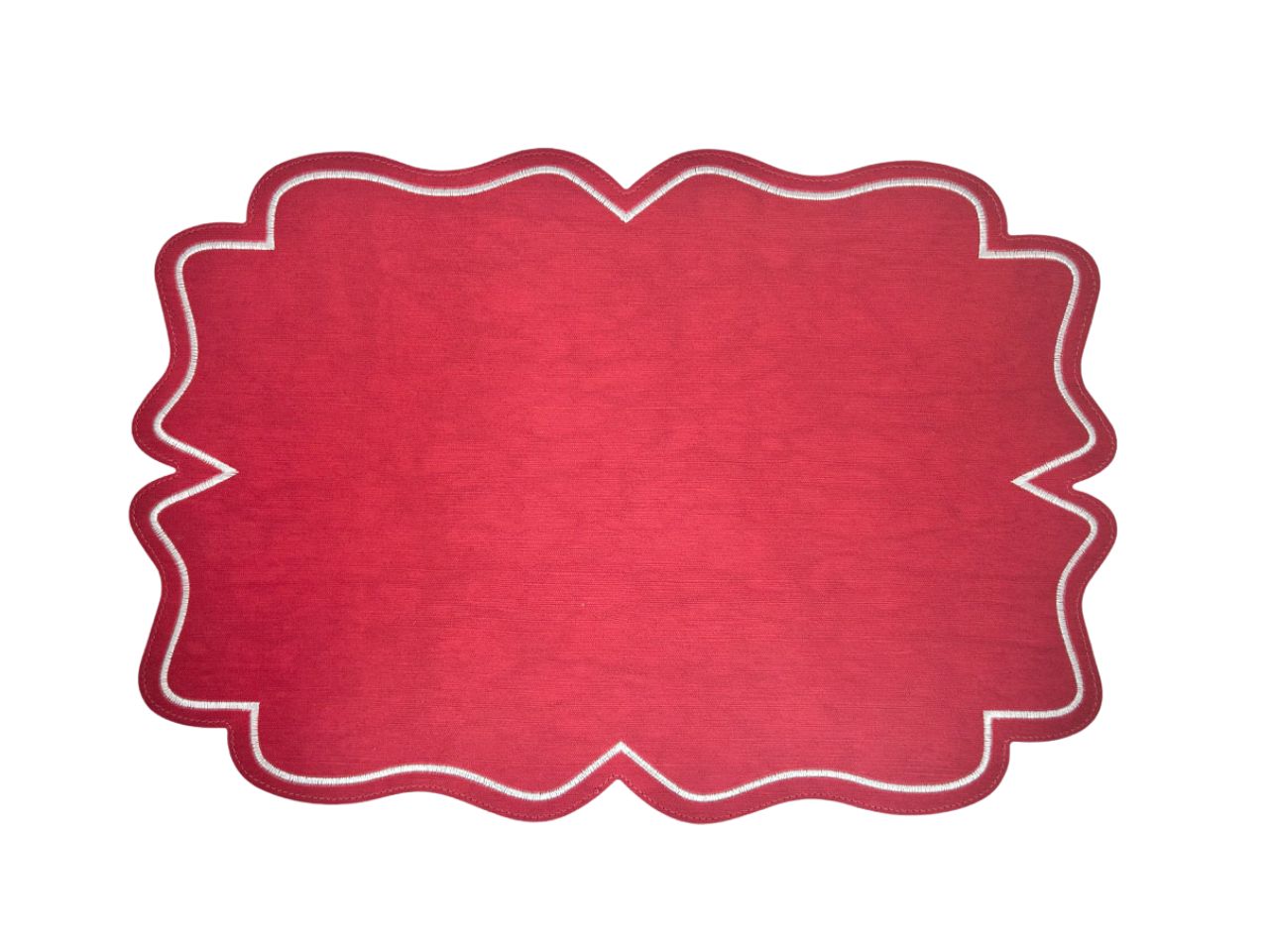 Tovaglietta di colore bordeaux 35x48cm