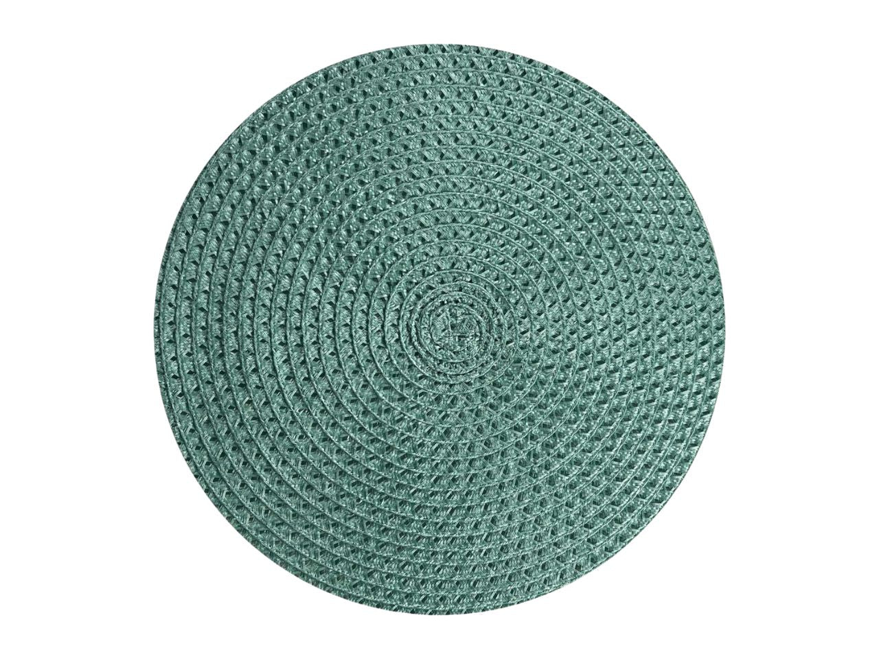 Tovaglietta tonda di colore tiffany 38cm