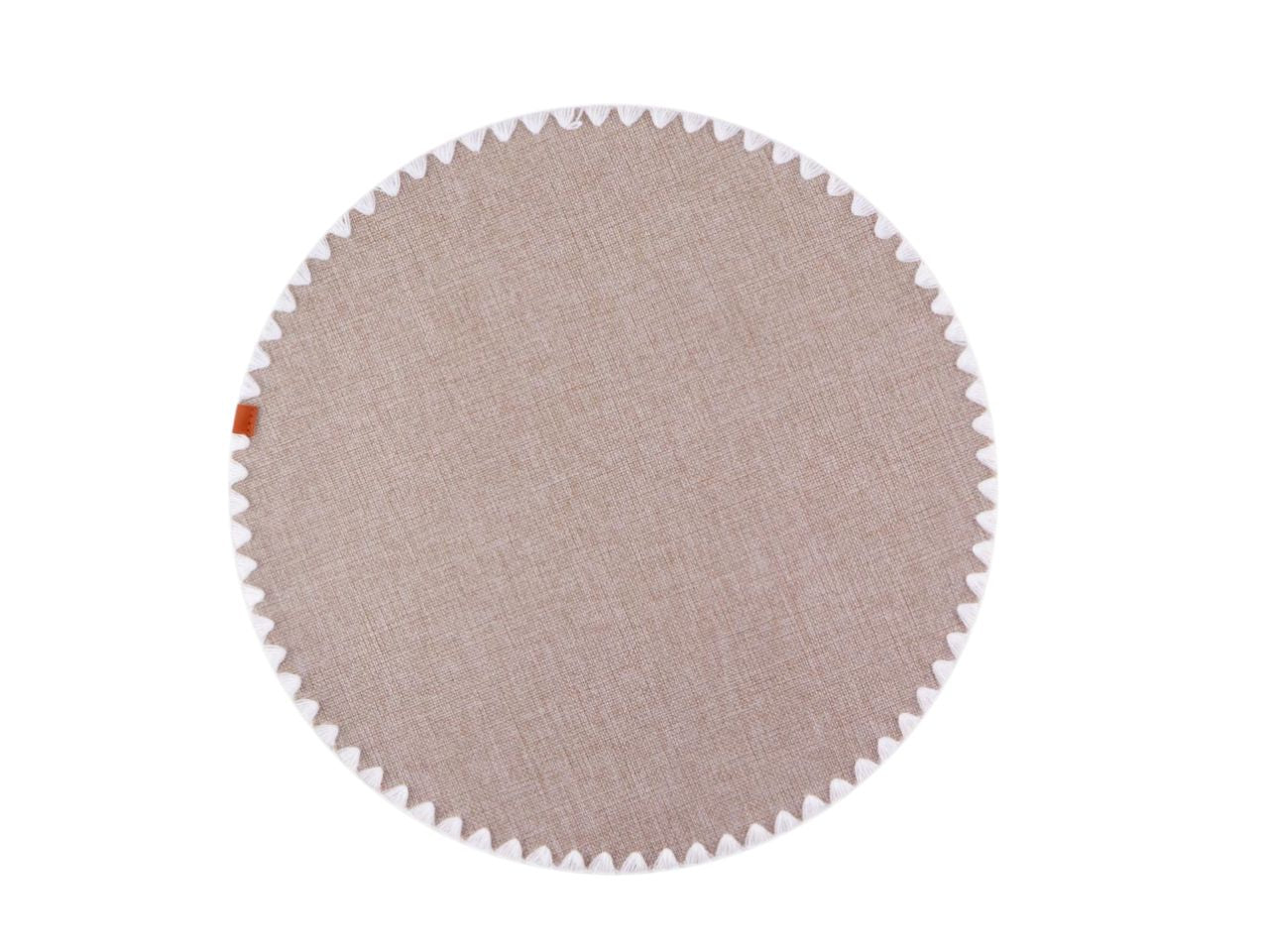 Tovaglietta di colore tortora 38cm