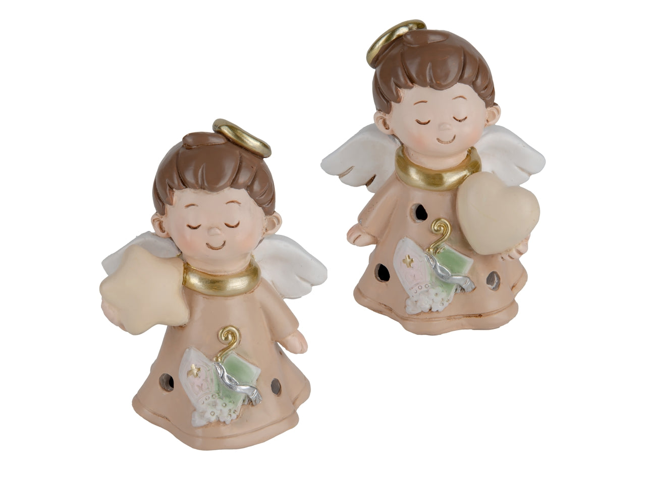 Pop angelo cresima con led 10cm 2assortimenti
