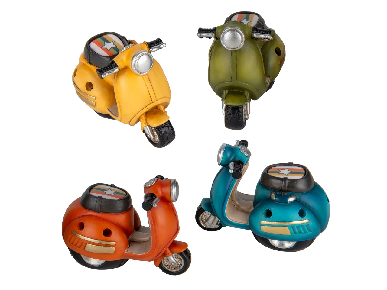 Speed scooter in resina con led 11cm in 4colori assortiti