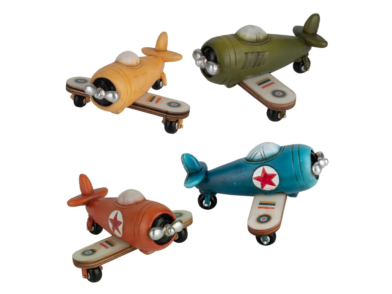 Speed aereo in resina 8cm in 4colori assortiti