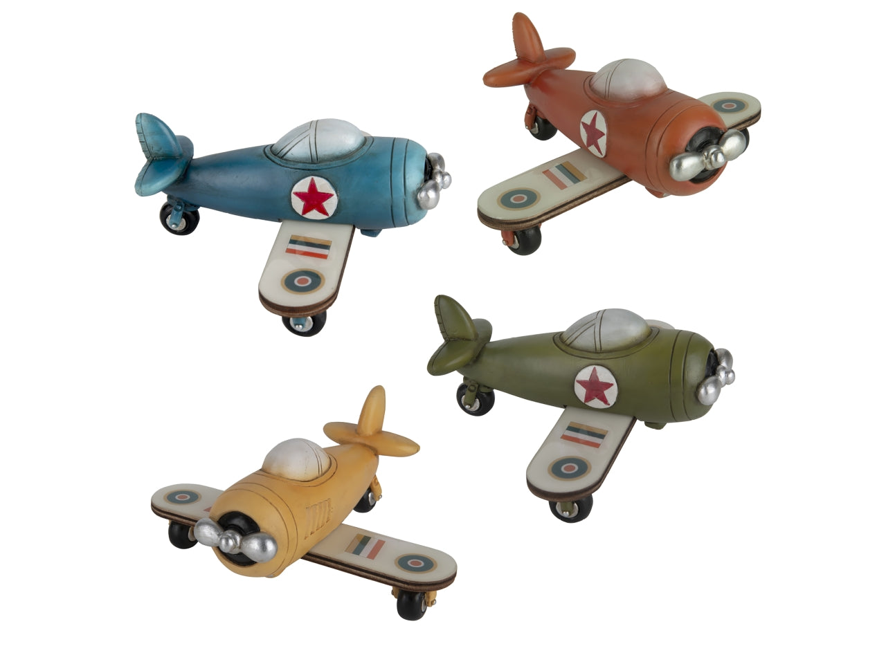 Speed aereo in resina 12,5cm in 4colori assortiti