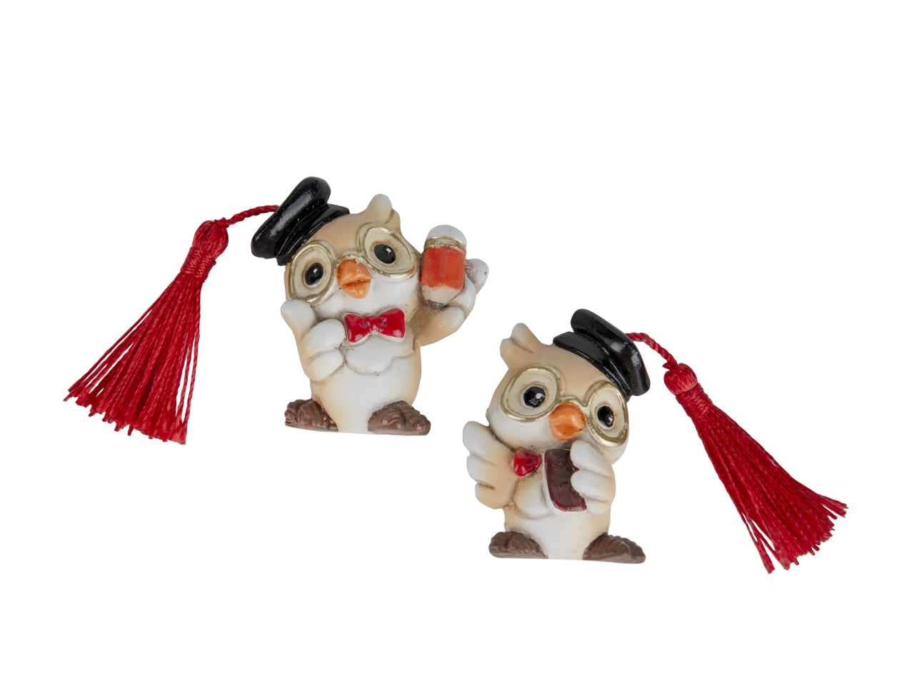 Gufolo magnete laurea 5cm 2 assortimenti