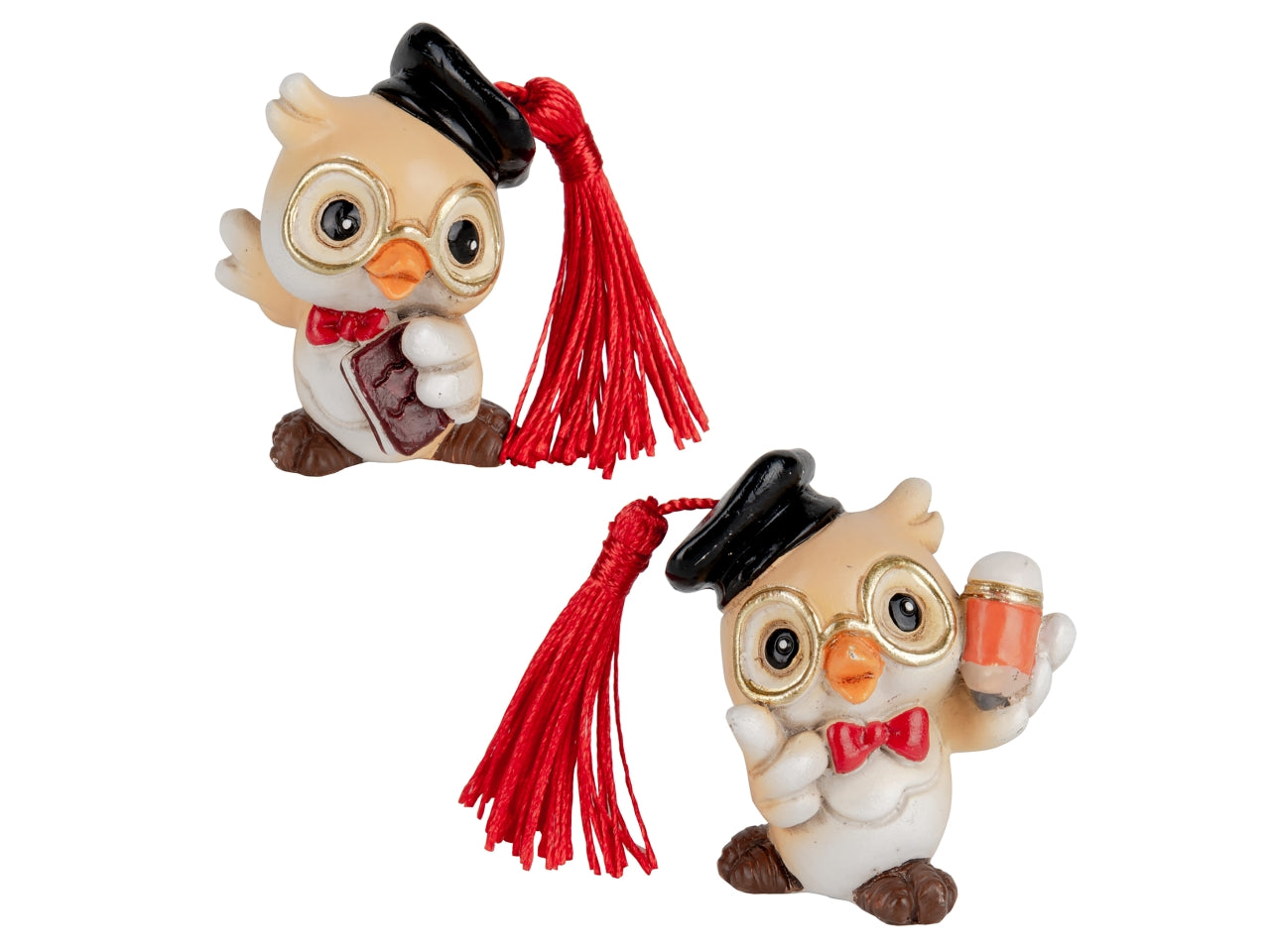 Gufolo laurea figurina 5cm 2assortimenti