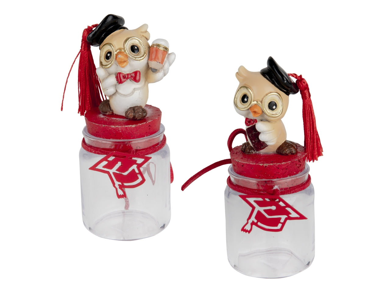 Gufolo barattolo laurea 11cm 2assortimenti