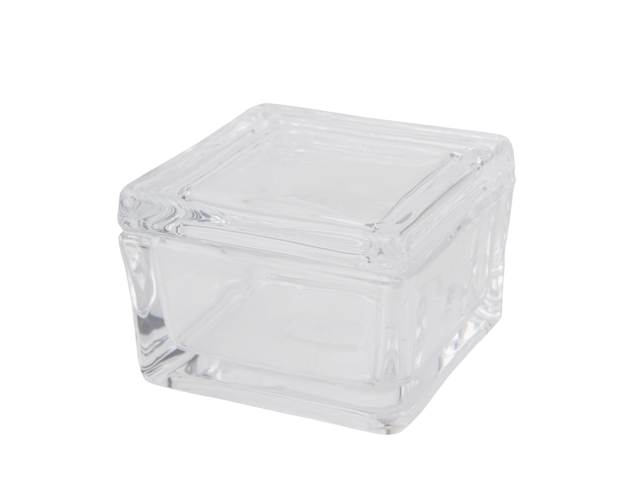 Crystall scatolina in vetro 7x7x5cm