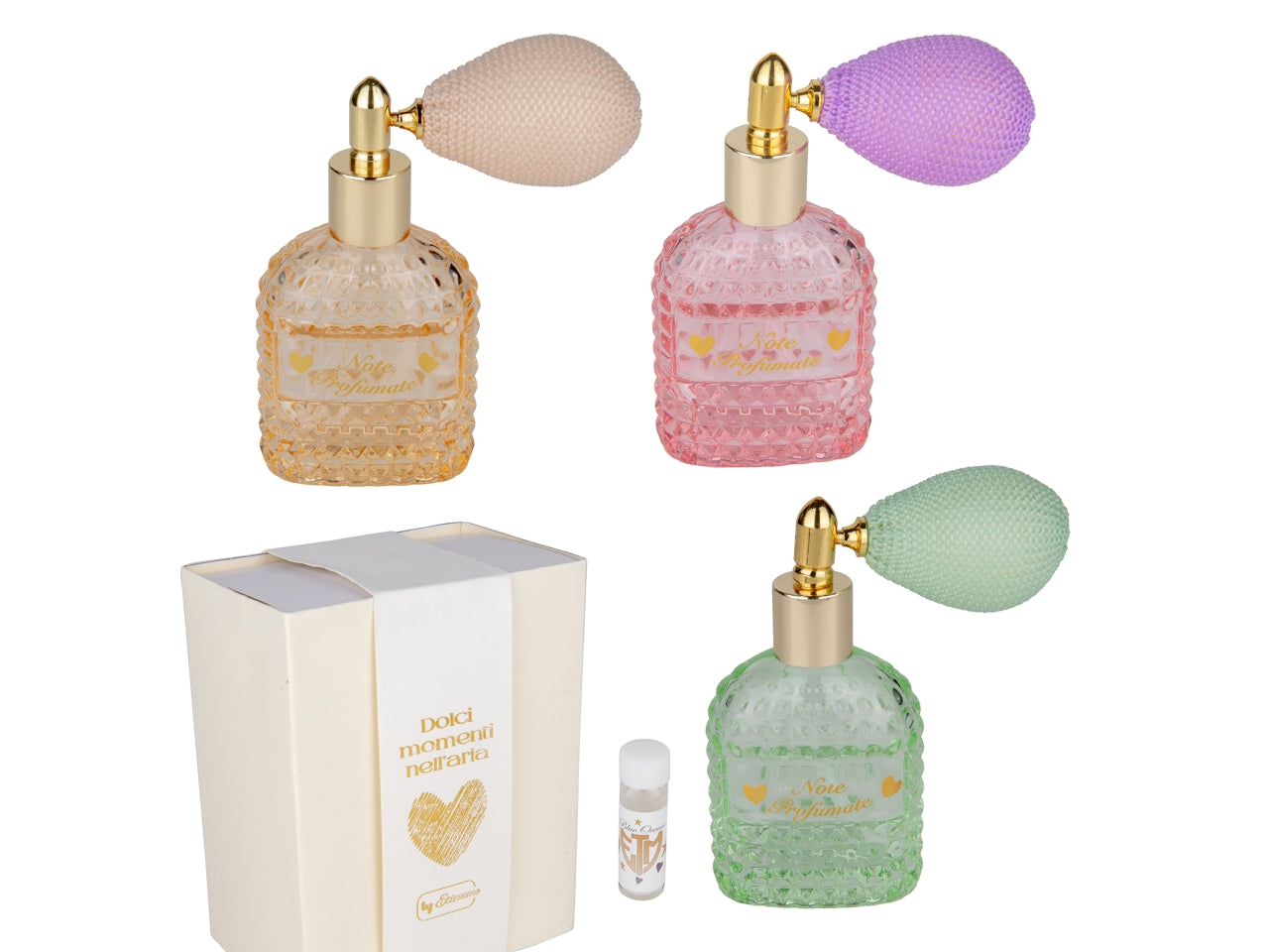 Moment diffusore ambiente spray in vetro 10cm 3 assortimenti