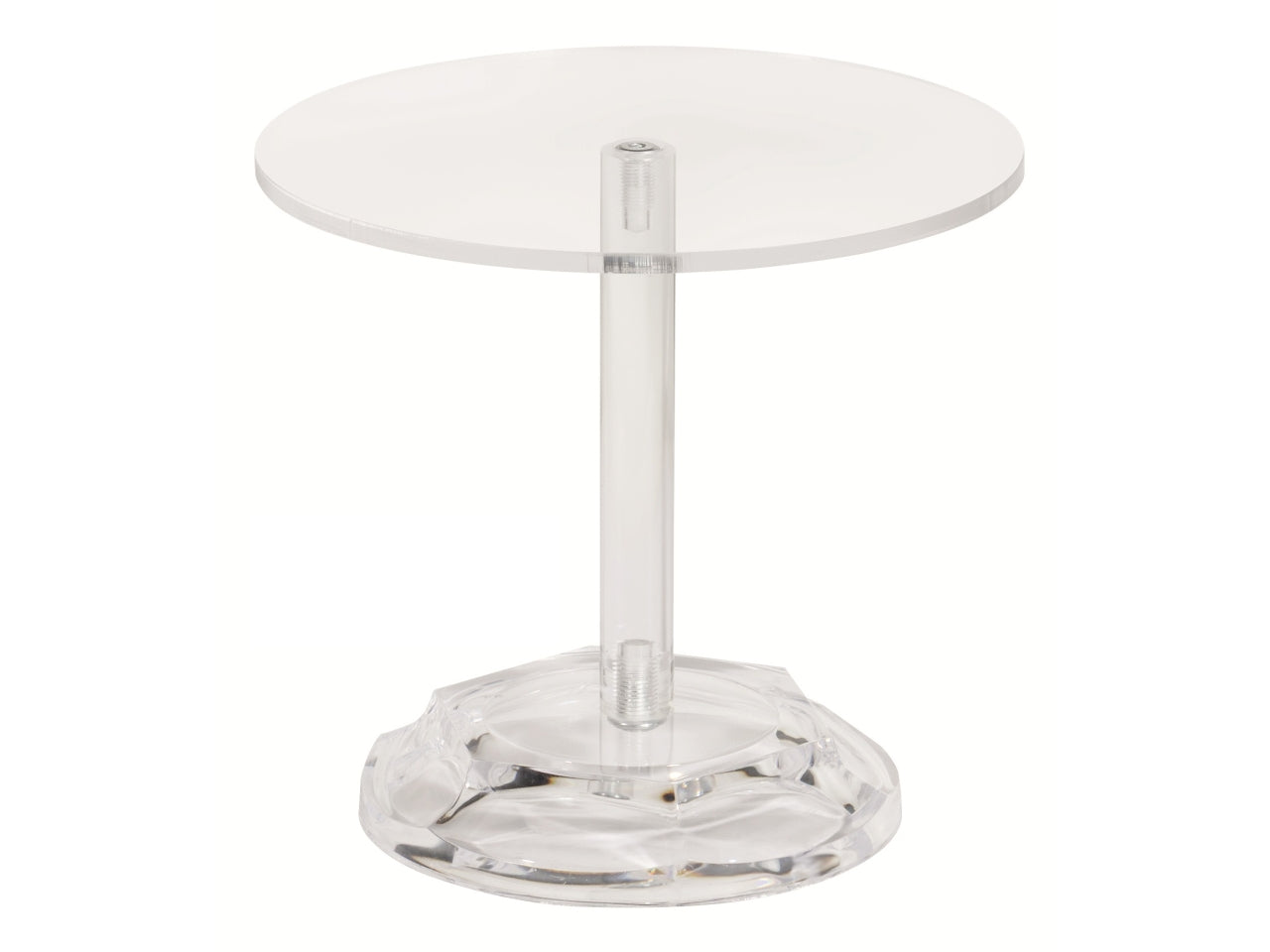 Estetic tavolo expo in plexi diametro 20xh.19cm trasparente