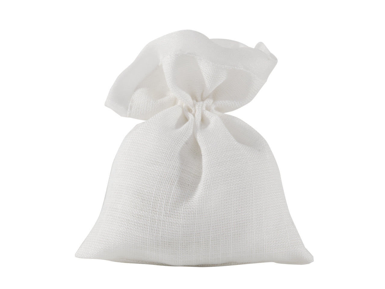 Ellisse sacchetto portaconfetti 10x12cm bianco