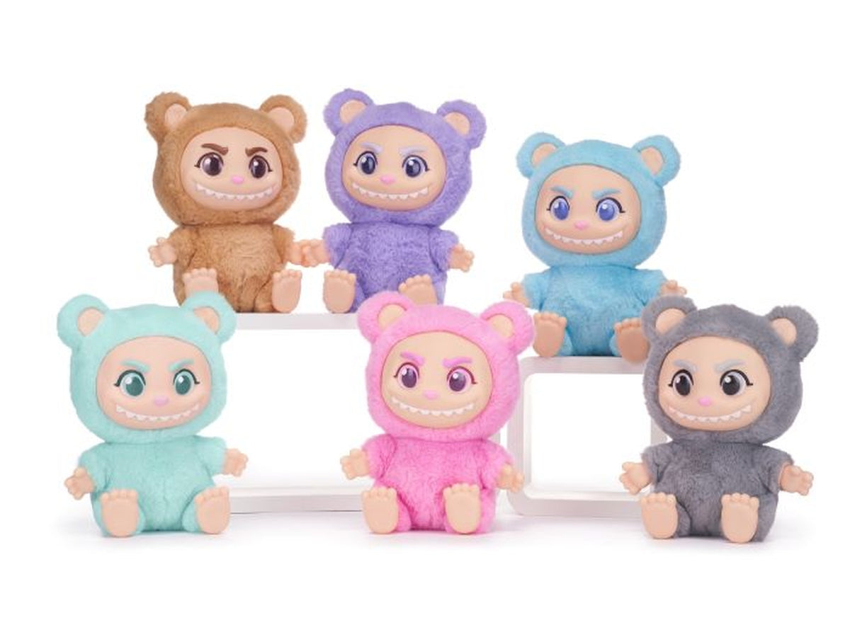 Peluche Onikuma con viso seduto 24Cm in 6 assortimenti