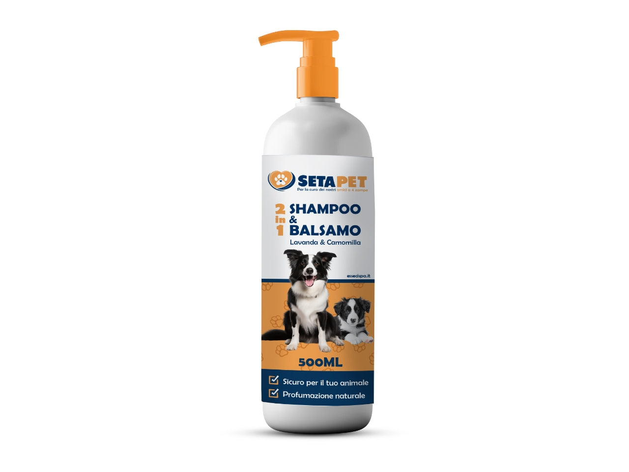 Shampoo e balsamo setapet 2in1 500ml lavanda e camomilla