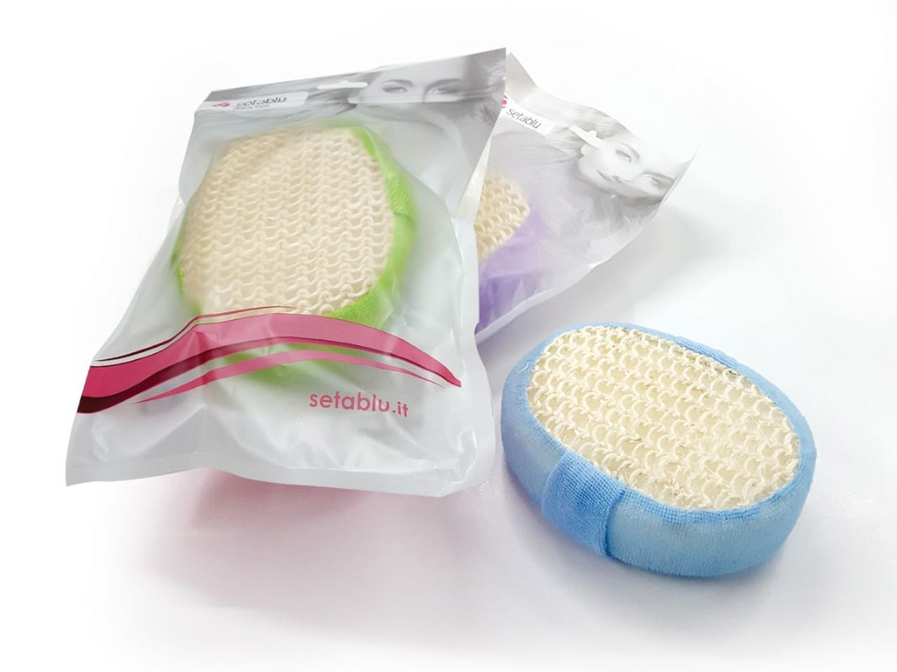 Spugna doccia in crine colori assortiti