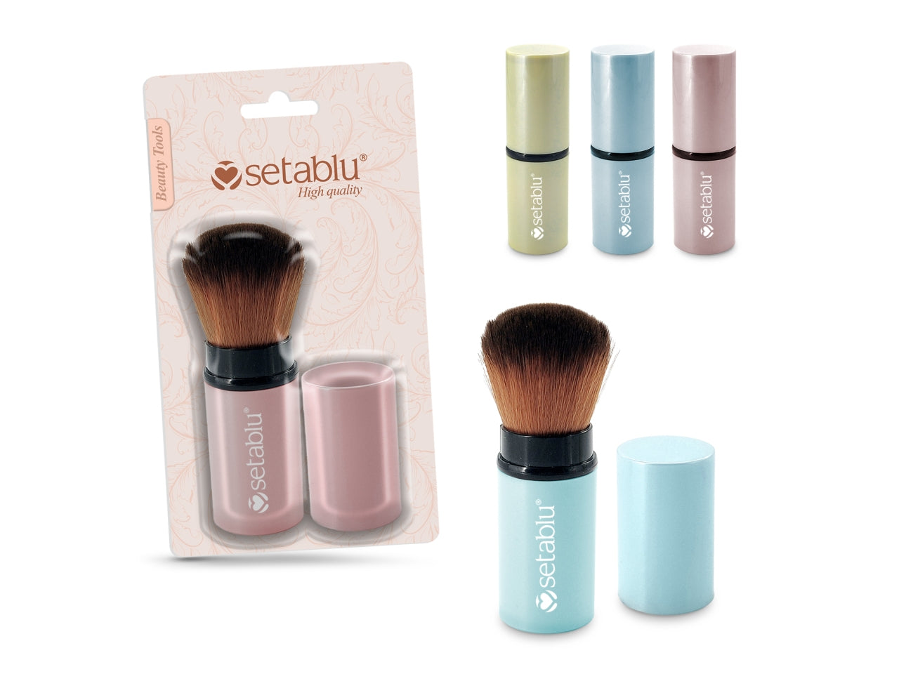 Pennello make up con cappuccio