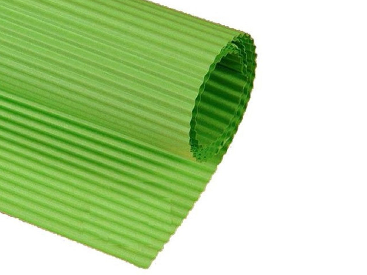 Cannetè cartone ondulato 230gr 50x70cm verde chiaro