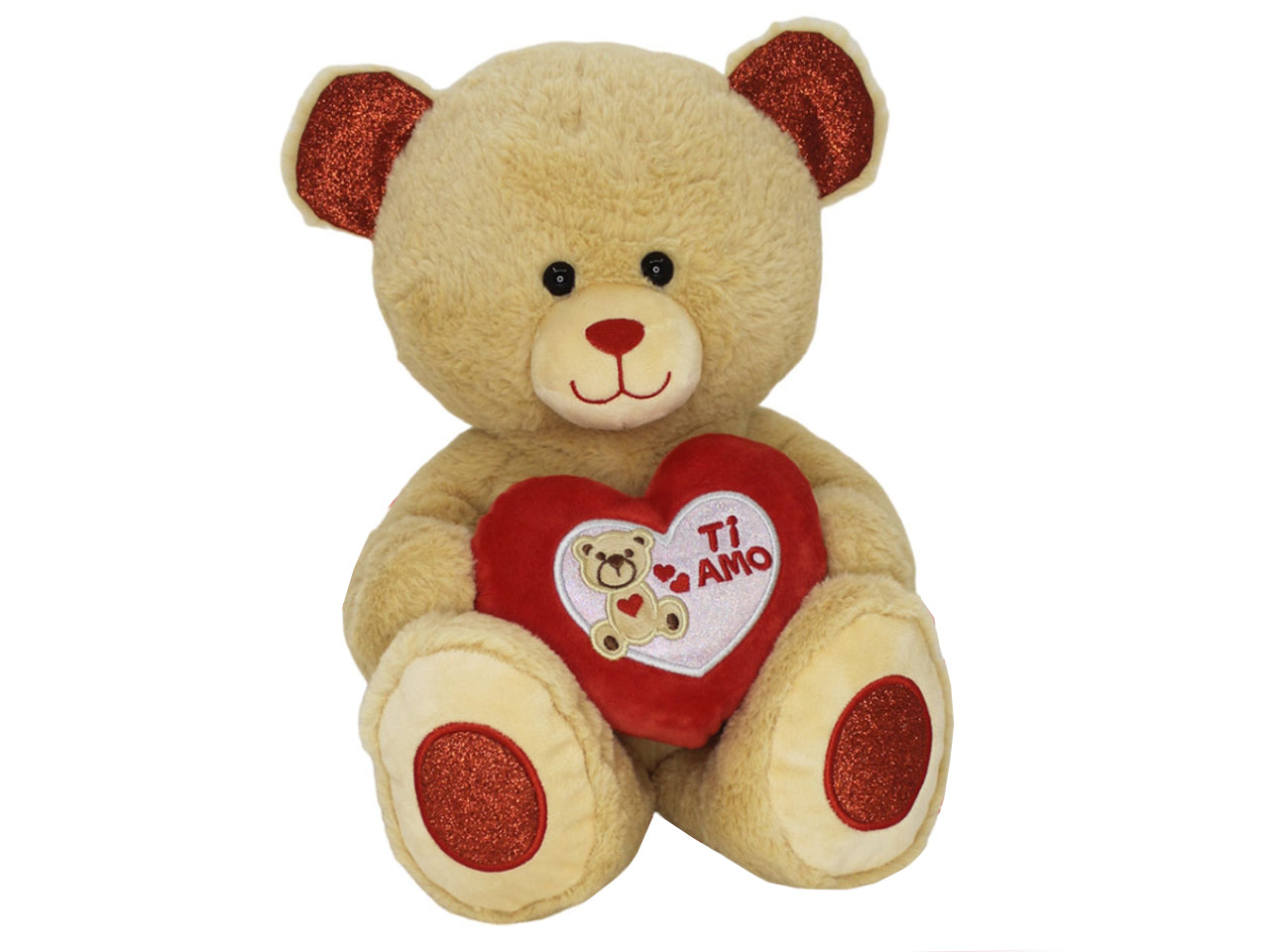 Orso in peluche 35cm con cuore
