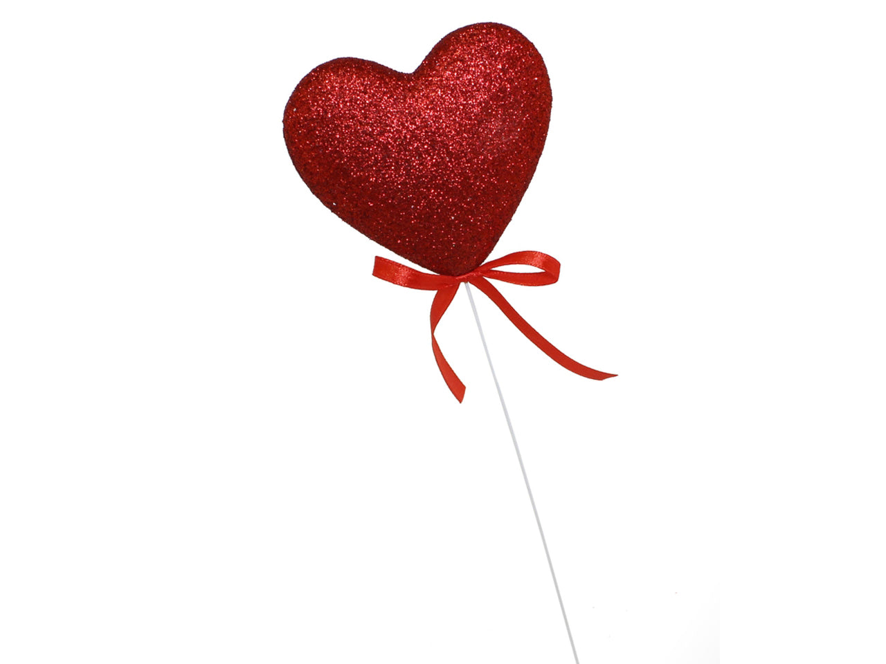 Pick cuore 9x9cm rosso