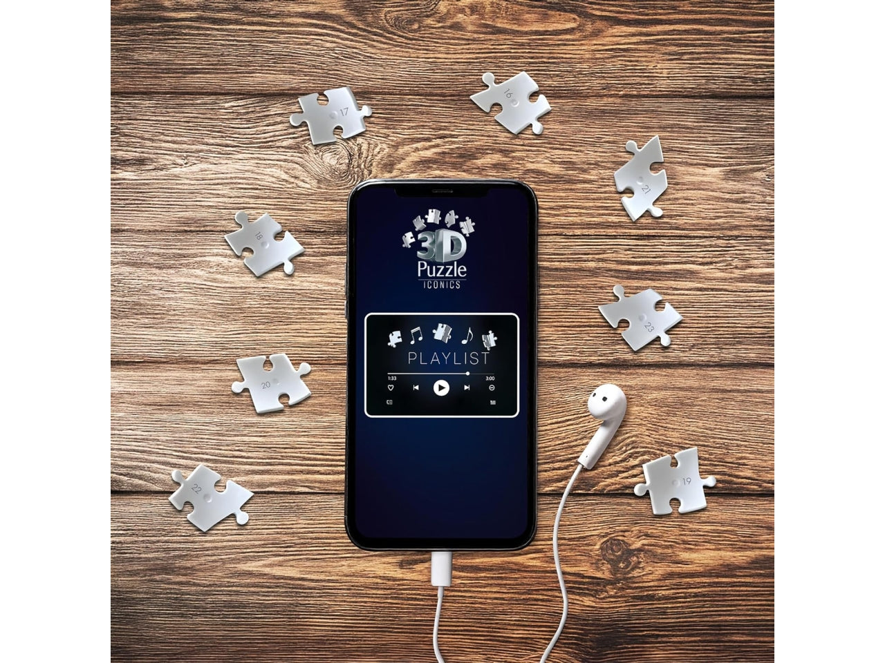 Puzzle 3D Lamborghini Huracan Evo di colore arancio