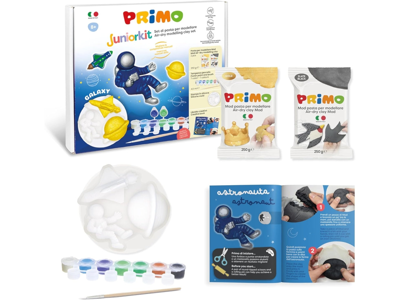 Primo Juniorkit pasta da modellare galaxy