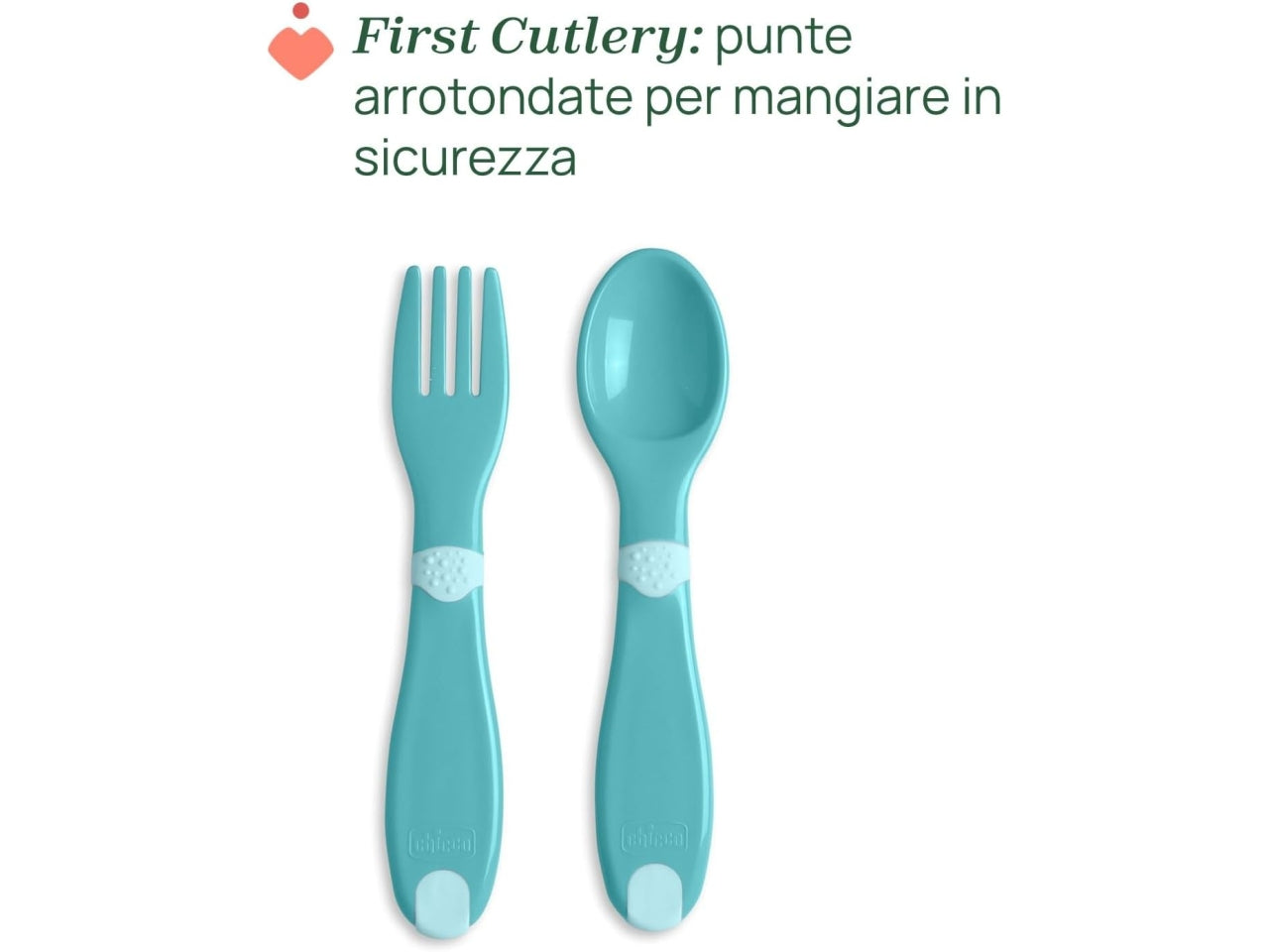 Set pappa 12 mesi di colore azzurro