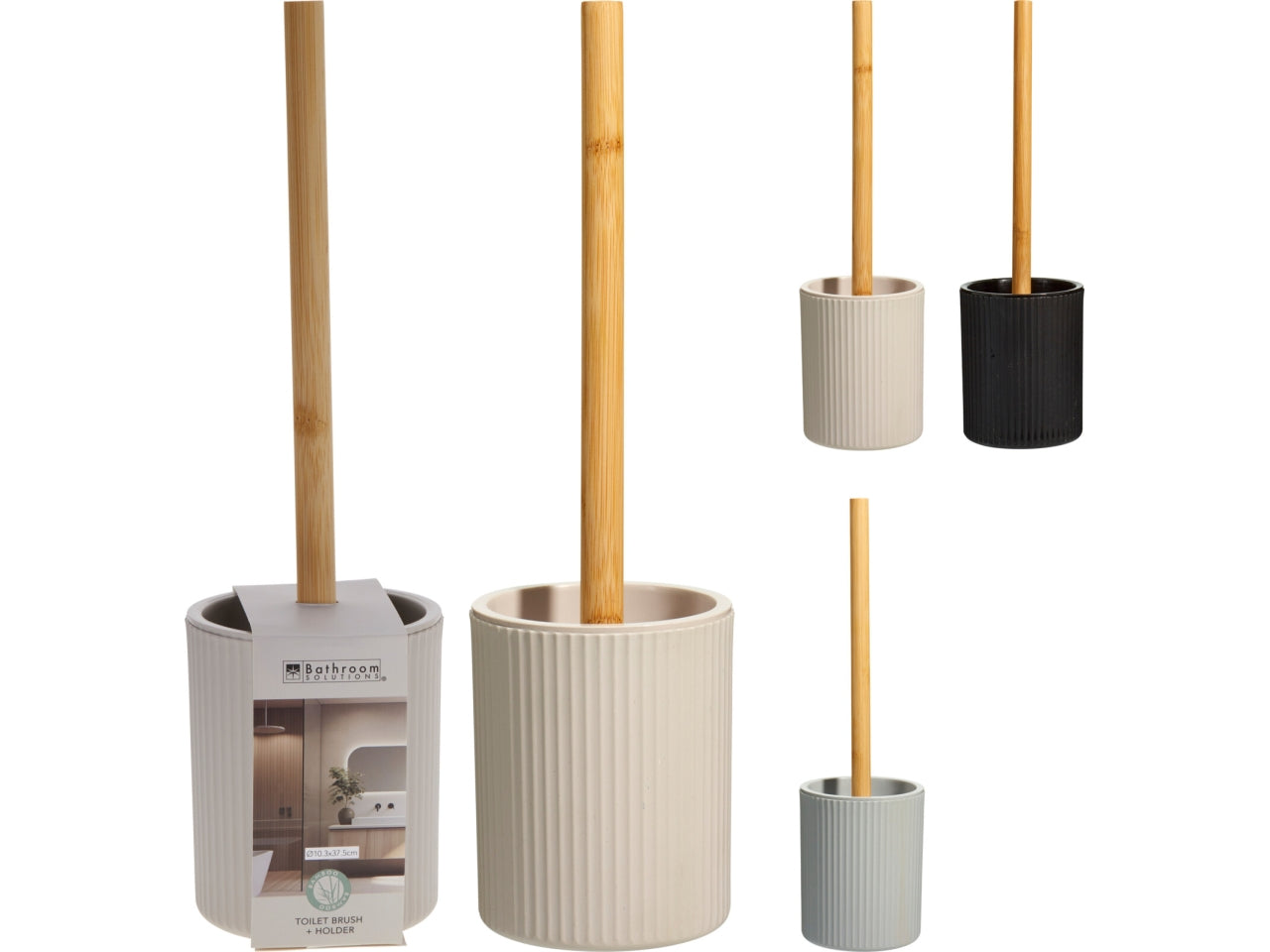 Portascopino wc in 3 colori assortiti