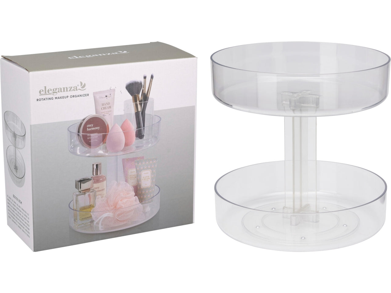 Organizer make-up 21x21cm trasparente