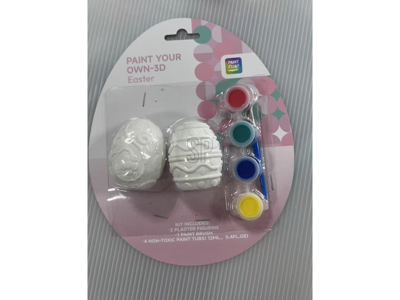 2 Uova da decorare con colori a tempera