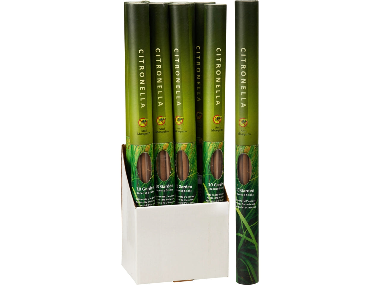 Bastoncini incenso alla citronella 20cm in confezione da 8 pezzi