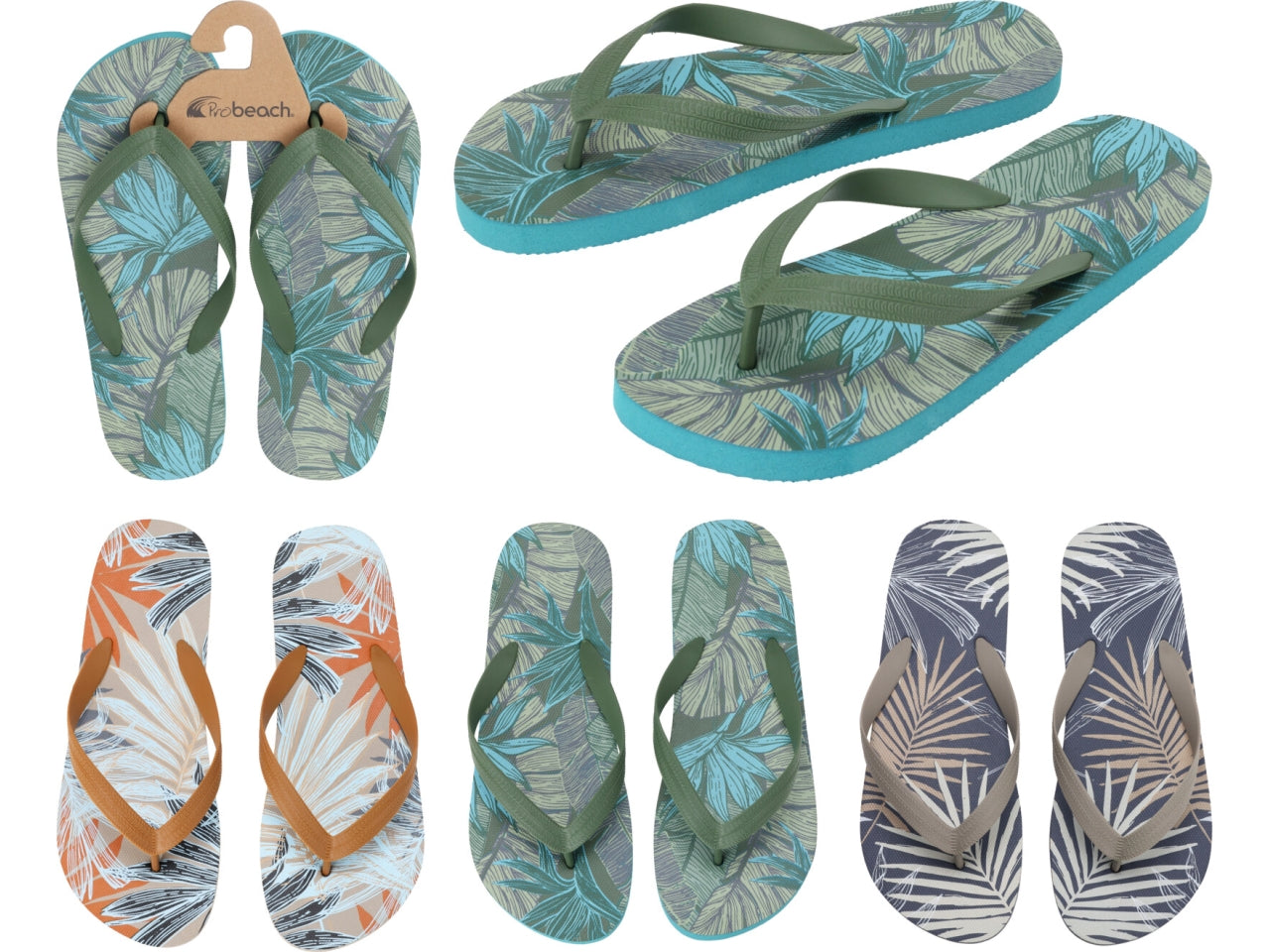 Infradito uomo a fantasia, taglia dalla 40 alla 44 in 3 varianti di colori