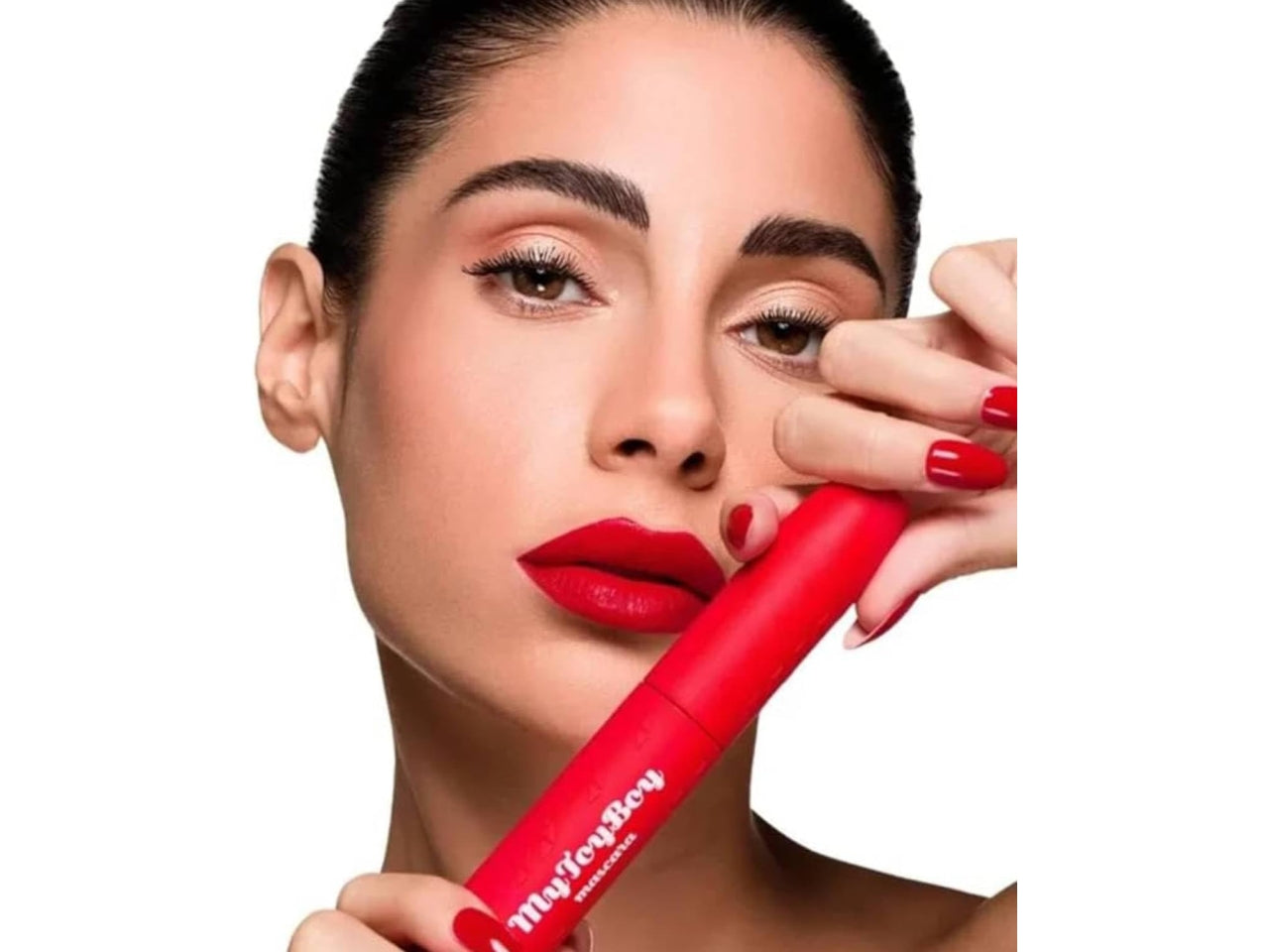 Diego della Palma pochette con mascara mytoyboy e matita occhi nera 01 $