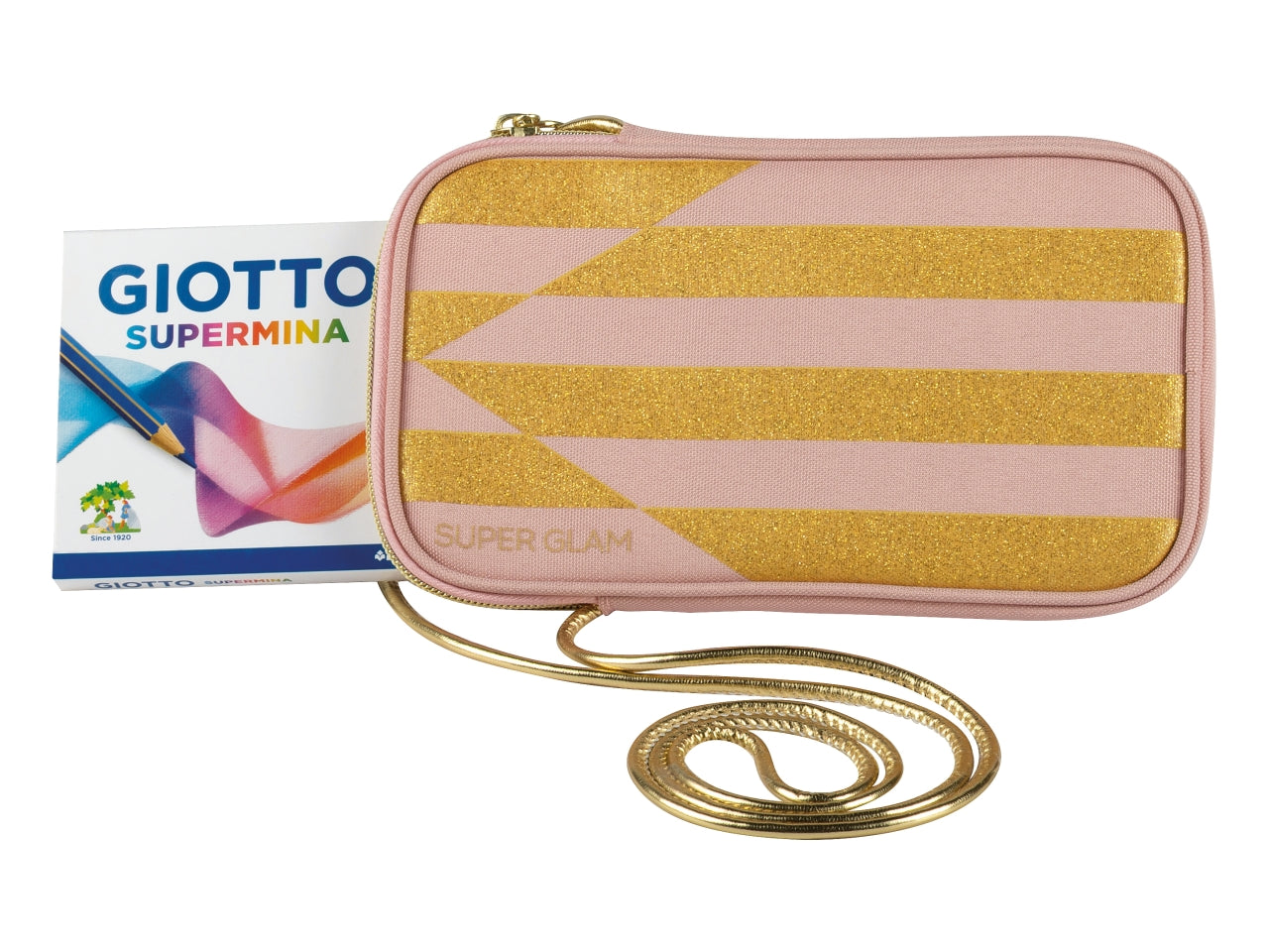 Nuova GIOTTO pochette superglam allâinterno 12 pastelli Giotto Supermina