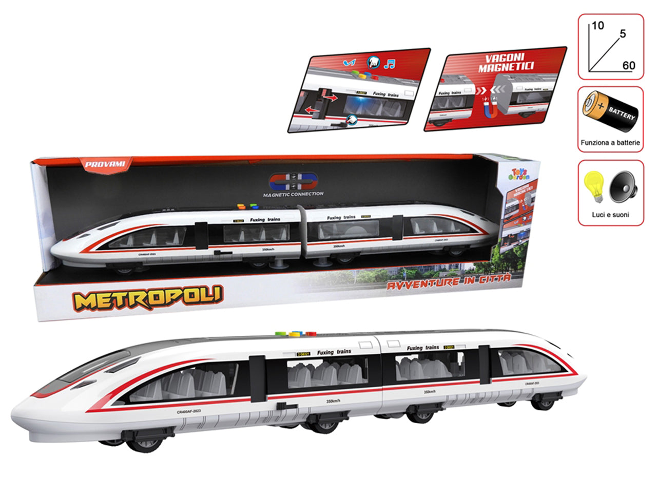 Metropoli treno alta velocita' magnetico