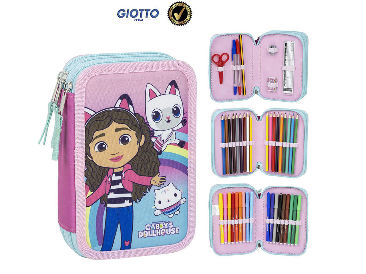Gabby giotto torna all'astuccio con accessori