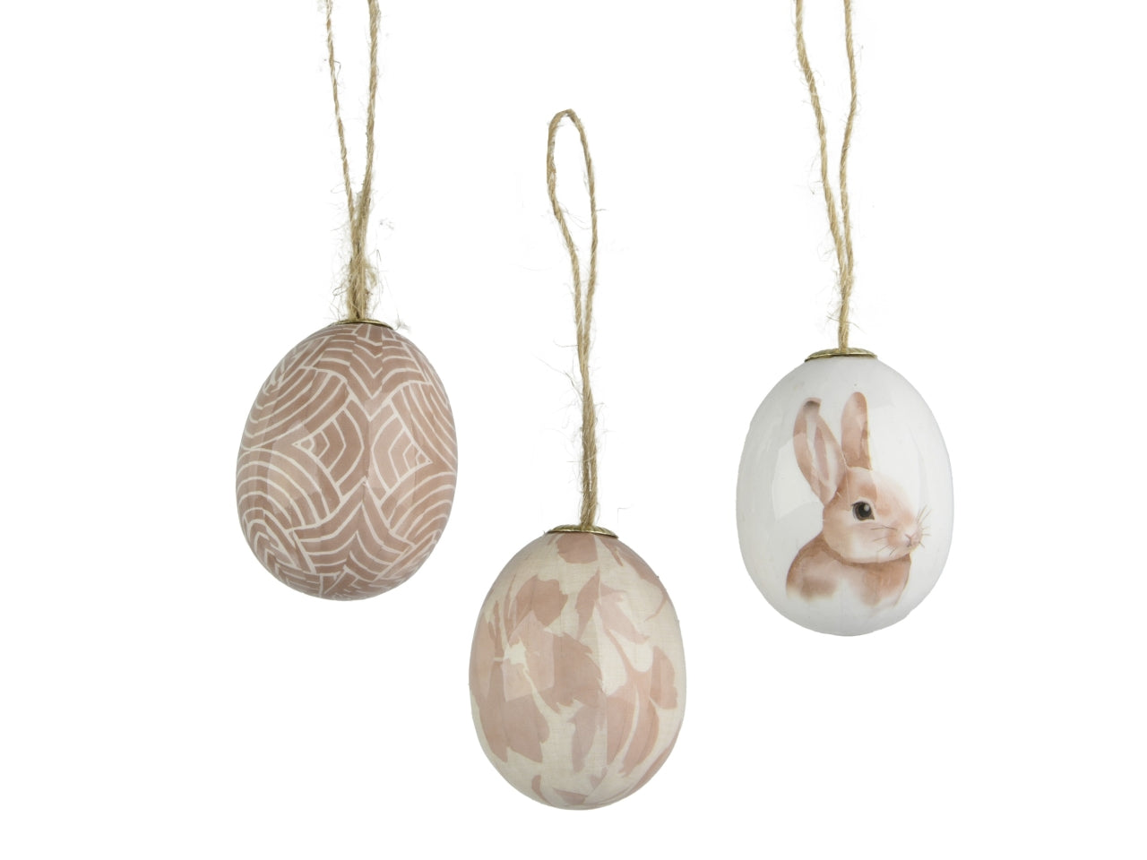 Appendino uova 6 pezzi 3 assortiti d.4xh.6cm