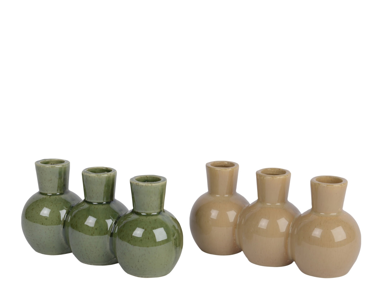 Vaso porcellana 2 assortiti 21x8xh.10.5cm