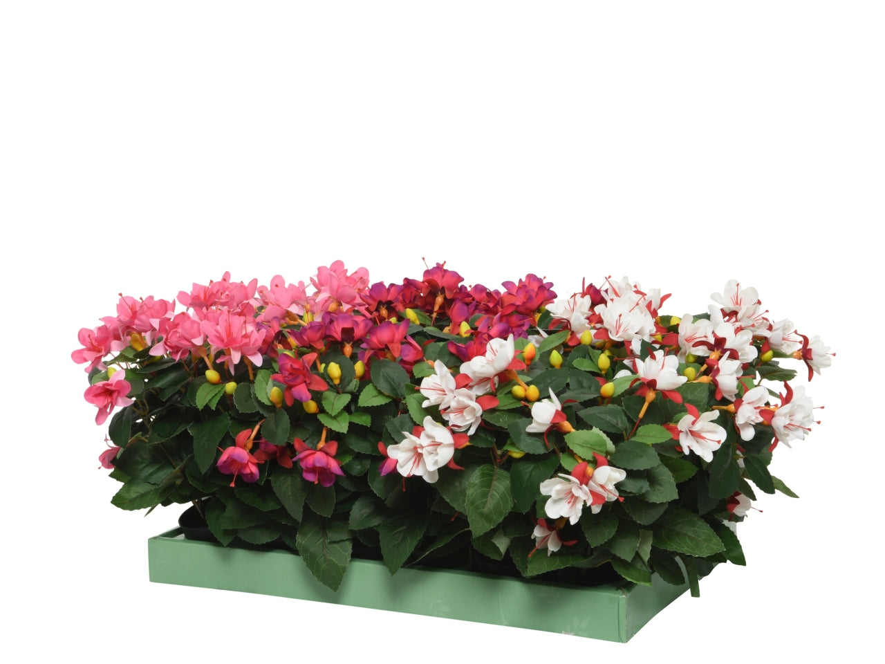 Vaso c/fiori 3 assortiti 30x30xh.30cm