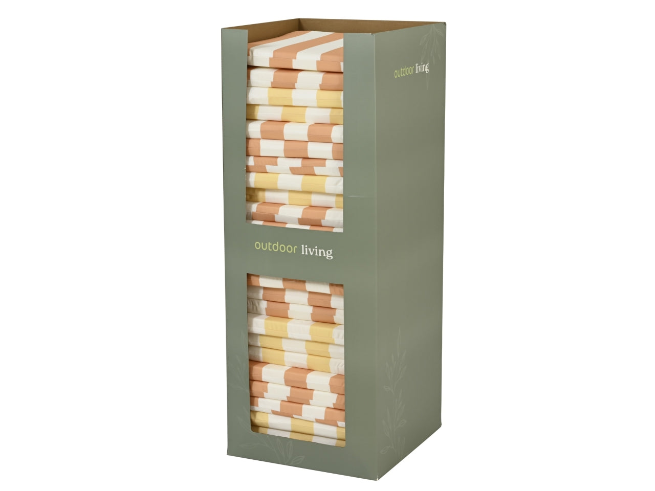 Coprisedia quad. rigato 2 assortiti 40x40xh.4cm