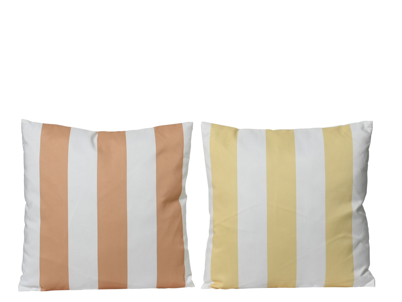 Cuscino quadrato rigato 2 assortiti 45x45xh.4cm