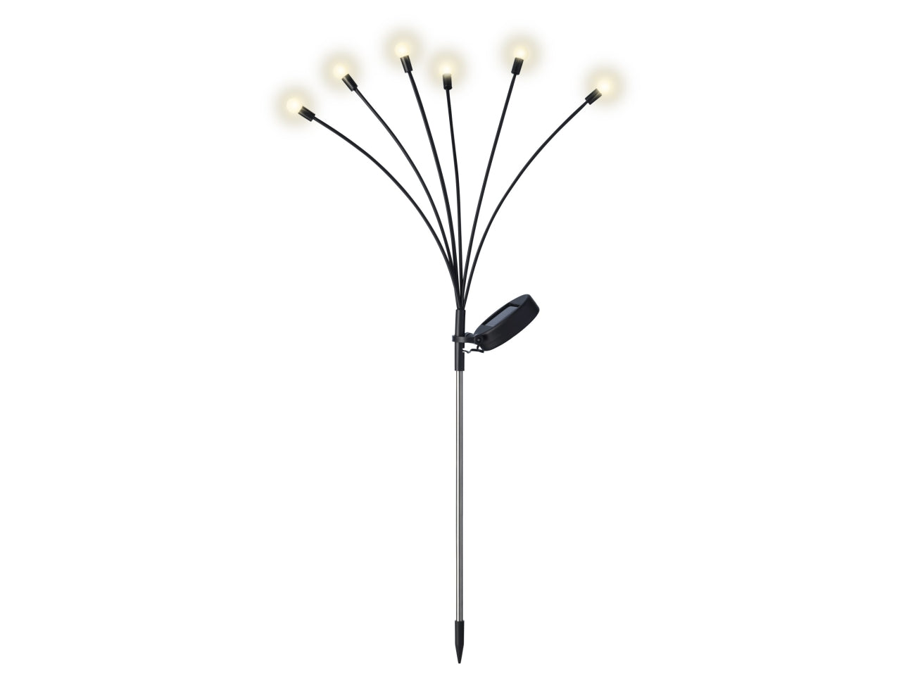 Piantana solare in plastica h.70cm